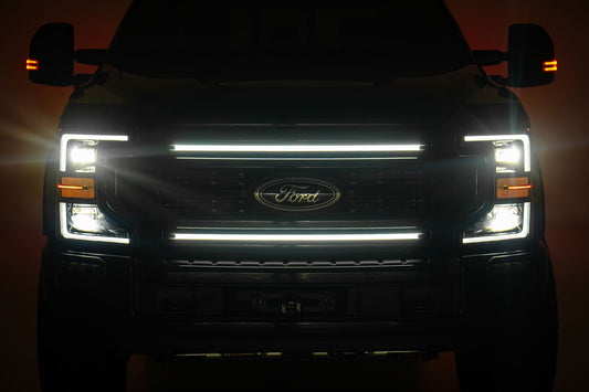 LED Light Kit Grille Mount 30 Inch DRL Ford F-250/F-350 Super Duty (17-22) Rough Country