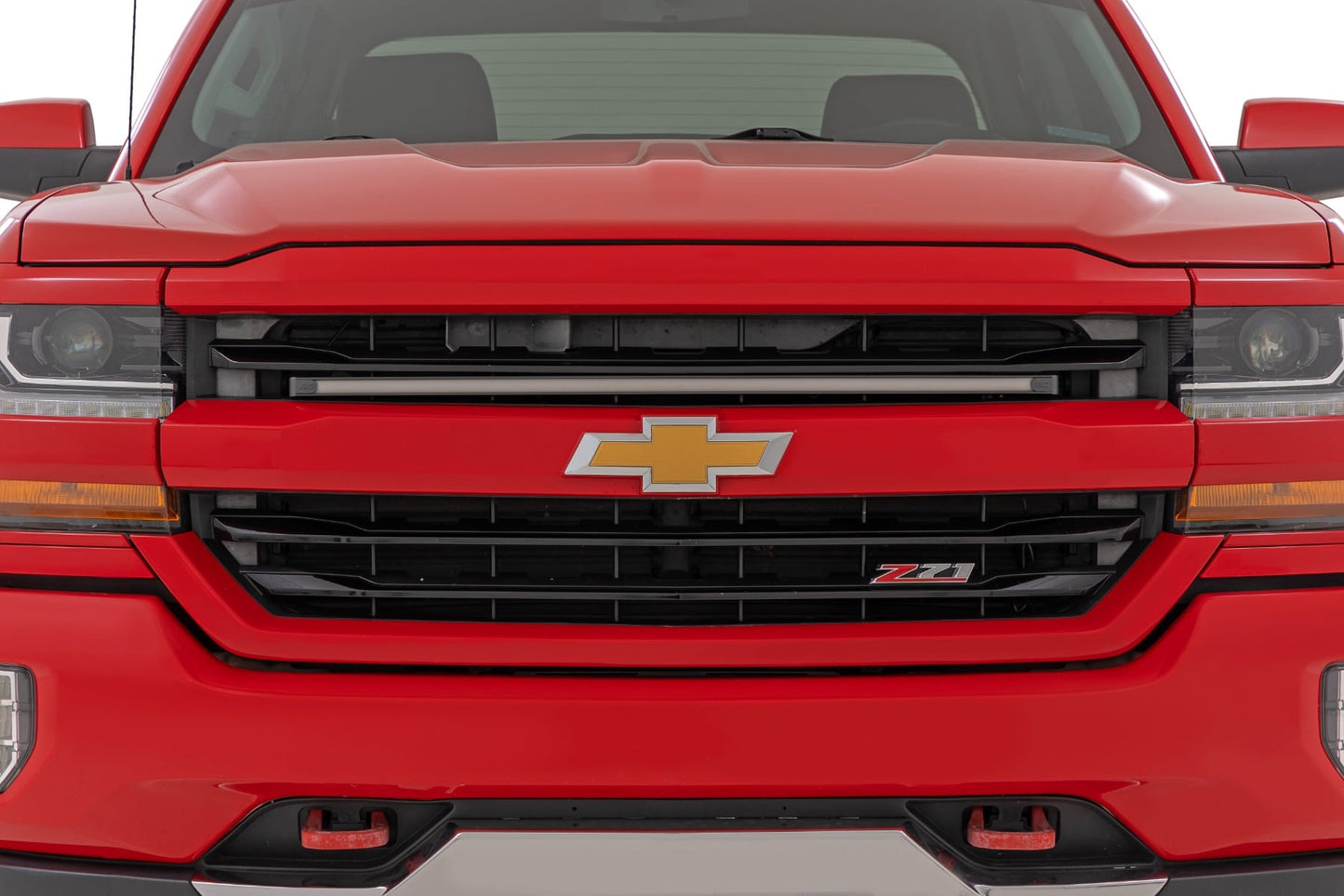 LED Light Kit Grille Mount 30 Inch DRL Chevy Silverado 1500 (16-18) Rough Country-4
