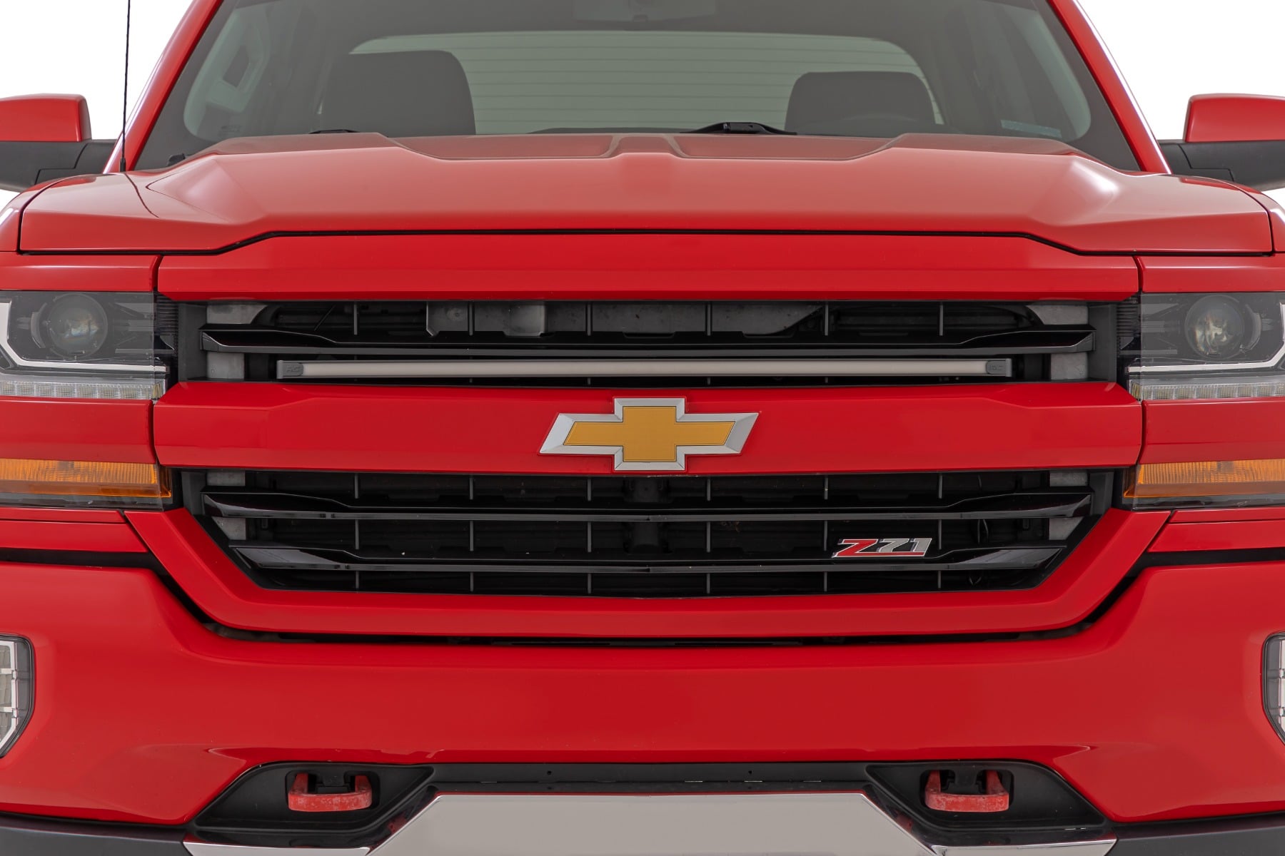 LED Light Kit Grille Mount 30 Inch DRL Chevy Silverado 1500 (16-18) Rough Country-4