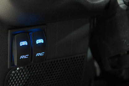 Rocker Switch Housing Kit Black Plastic Rough Country-6