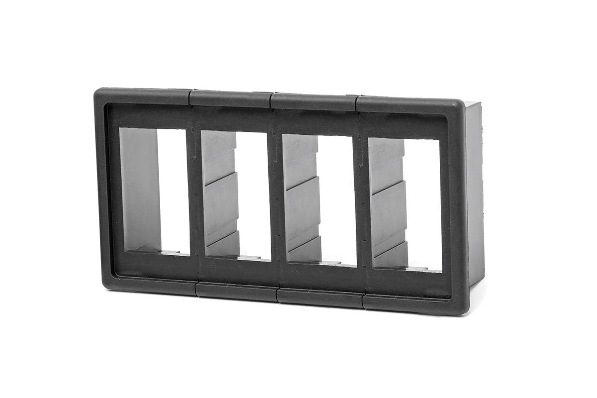 Rocker Switch Housing Kit Black Plastic Rough Country-2