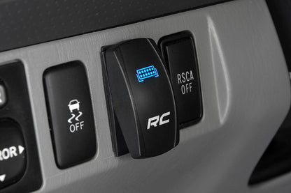 Rocker Switch 2x1 with Logo Blue Back Light Rough Country-1