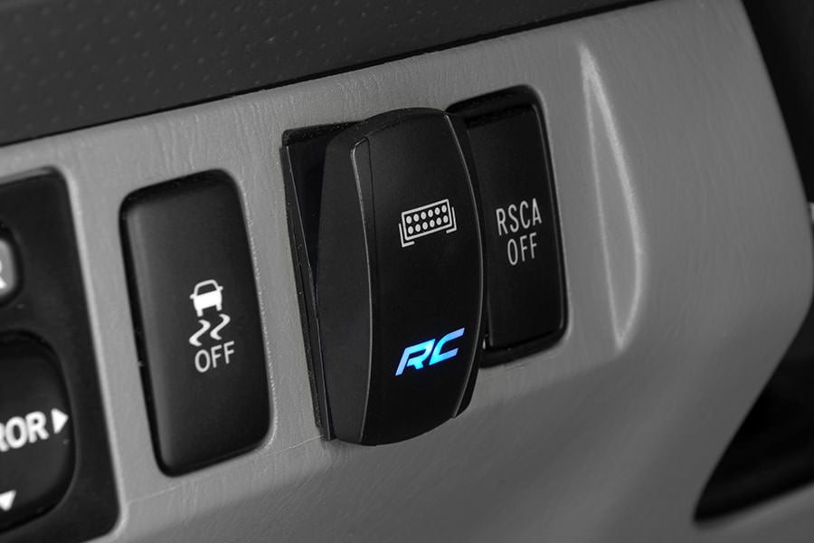 Rocker Switch 2x1 with Logo Blue Back Light Rough Country-2