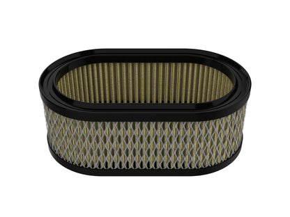 Magnum Flow Round Racing Air Filter w/ Pro Guard 7 Media Fits Weber Ida 48 Carburetors (3-1/4 Inch Height) aFe Power