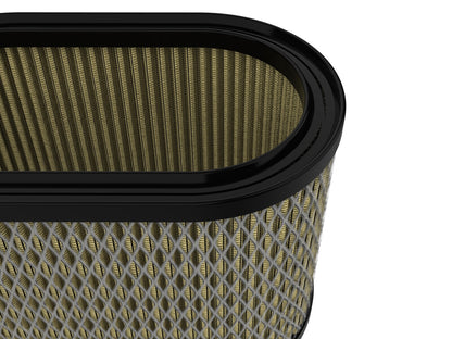 Magnum Flow Round Racing Air Filter w/ Pro Guard 7 Media Fits Weber Ida 48 Carburetors (4-1/2 Inch Height) aFe Power-1
