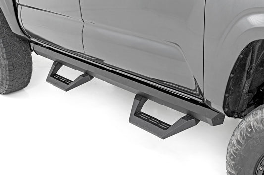 Rough Country SRX2 Adjustable Aluminum Step Double Cab 05-22 Toyota Tacoma 2WD/4WD Rough Country