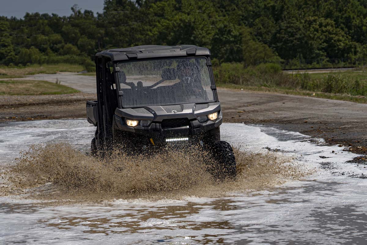 Rough Country Can-Am Defender 12 Inch Dual Row Bumper LED Kit For 16-19 Defender Rough Country