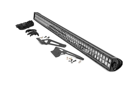 LED Light | Windshield | 50" Black Dual Row | Can-Am Defender HD 5/HD 8/HD 9/HD 10 Rough Country