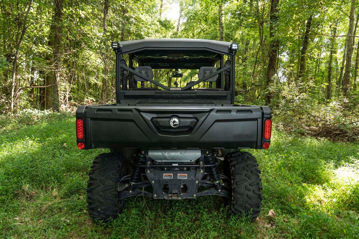 LED Light Cab Mount 2 Inch Black Pair Flood Can-Am Defender HD 5/HD 8/HD 9/HD 10 Rough Country-5
