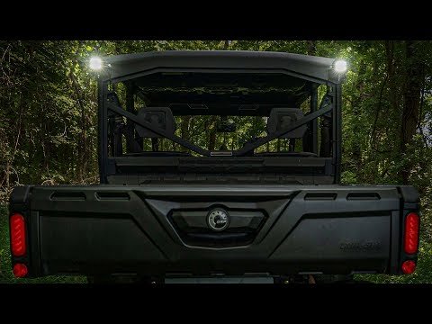 Rough Country Can-Am Defender Rear Facing 3 Inch Chrome Series LED Kit 16-20 Defender Rough Country