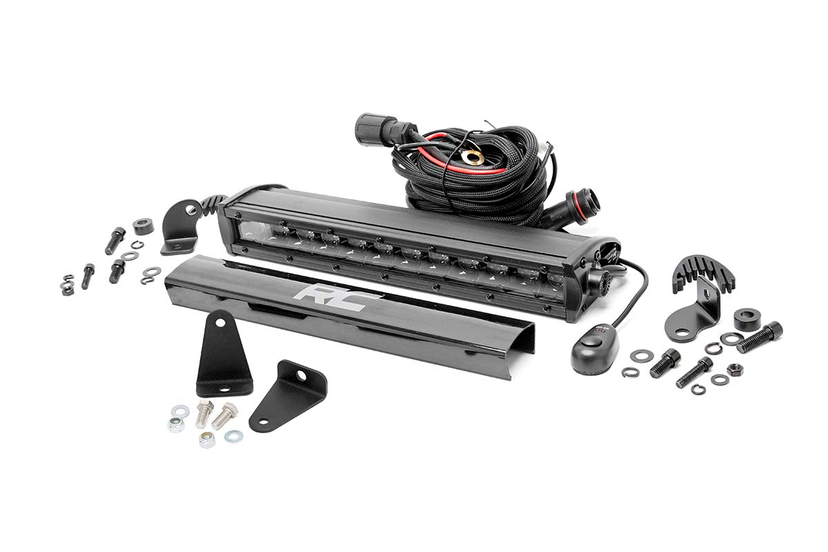 Rough Country Can-Am Defender 12 Inch Single Row Bumper LED Kit For 16-19 Defender Rough Country