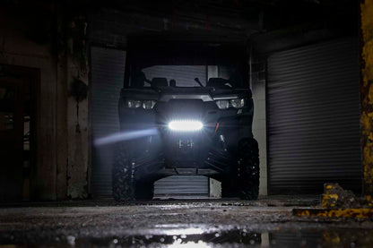 Can-Am Defender 12 Inch Single Row Bumper LED Kit For 16-19 Defender Rough Country-5