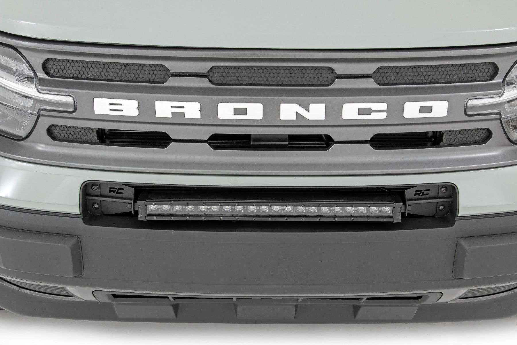 Rough Country Ford 20.0 Inch LED Bumper Kit w/ Chrome Series LED 21-UP Ford Bronco Sport Rough Country
