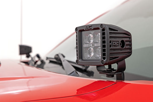 LED Light Kit Ditch Mount 2 Inch Spectrum Pair Spot Toyota Tacoma (05-15) Rough Country-1