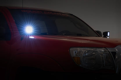 LED Light Kit Ditch Mount 2 Inch Spectrum Pair Spot Toyota Tacoma (05-15) Rough Country-4