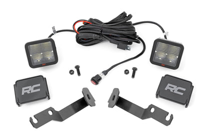 LED Light Kit Ditch Mount 2 Inch Spectrum Pair Spot Toyota Tacoma (05-15) Rough Country