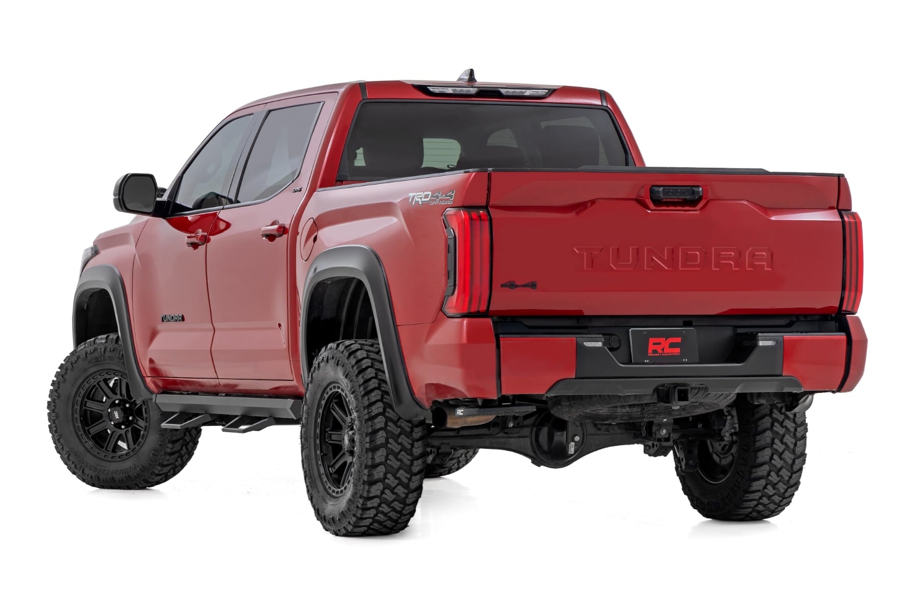 SRL2 Adj Aluminum Steps CrewMax Toyota Tundra 2WD/4WD (2022-2026) Rough Country-2