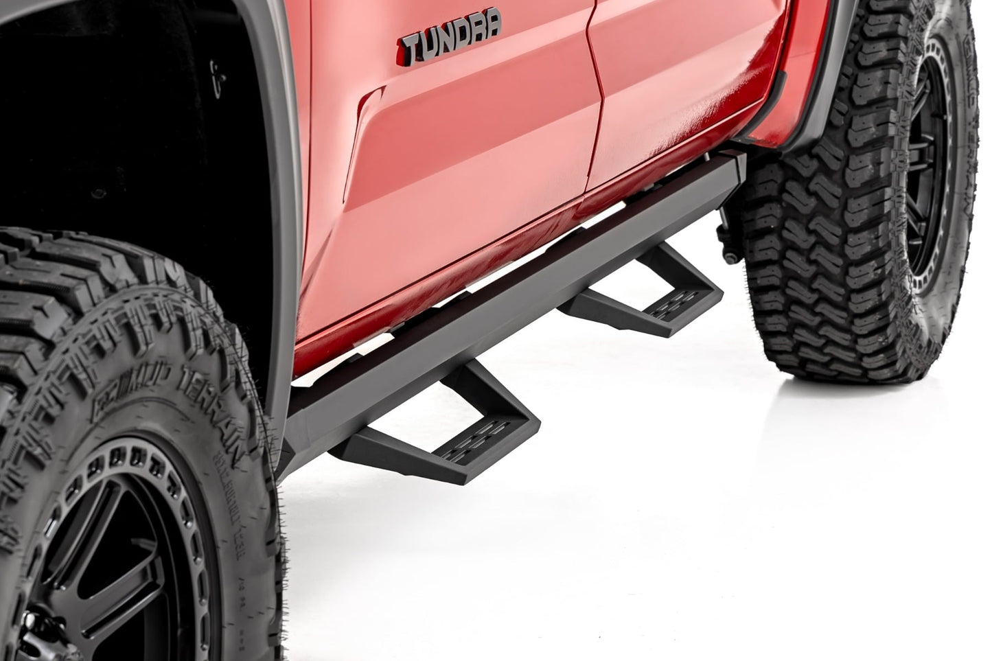 SRL2 Adj Aluminum Steps CrewMax Toyota Tundra 2WD/4WD (2022-2026) Rough Country-3