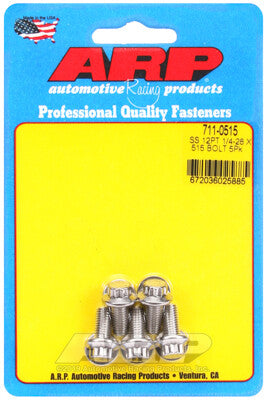 1/4 Inch SAE 12-Point Bolts - Stainless Polished ARP Racing Products-16