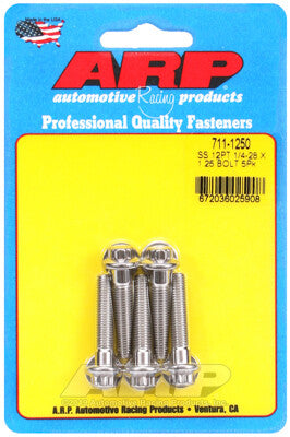 1/4 Inch SAE 12-Point Bolts - Stainless Polished ARP Racing Products-13