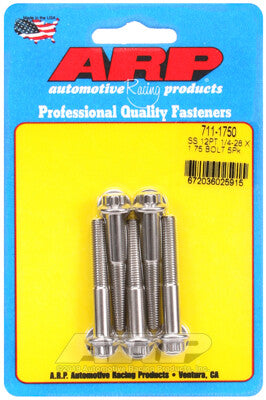 1/4 Inch SAE 12-Point Bolts - Stainless Polished ARP Racing Products-11