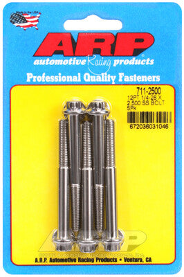 1/4 Inch SAE 12-Point Bolts - Stainless Polished ARP Racing Products-8