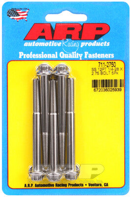 1/4 Inch SAE 12-Point Bolts - Stainless Polished ARP Racing Products-7