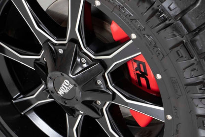 RC Caliper Cover Red Mechanical RR Brakes 15-20 Ford F-150 2WD/4WD Rough Country-3