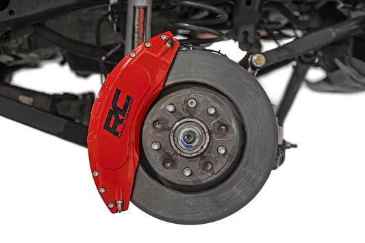 Caliper Cover Red Jeep Gladiator JT/Wrangler 4XE/Wrangler JL (18-UP) Rough Country