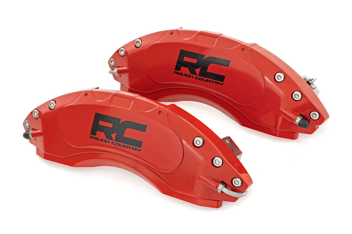 Caliper Cover Red Toyota Tacoma 2WD/4WD (05-23) Rough Country-3