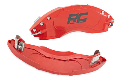 Caliper Cover Red Toyota Tacoma 2WD/4WD (05-23) Rough Country-4