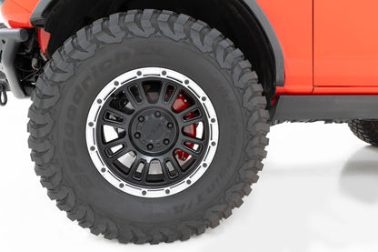 Caliper Covers Front and Rear Red Ford Bronco 4WD (2021-2025) Rough Country-3