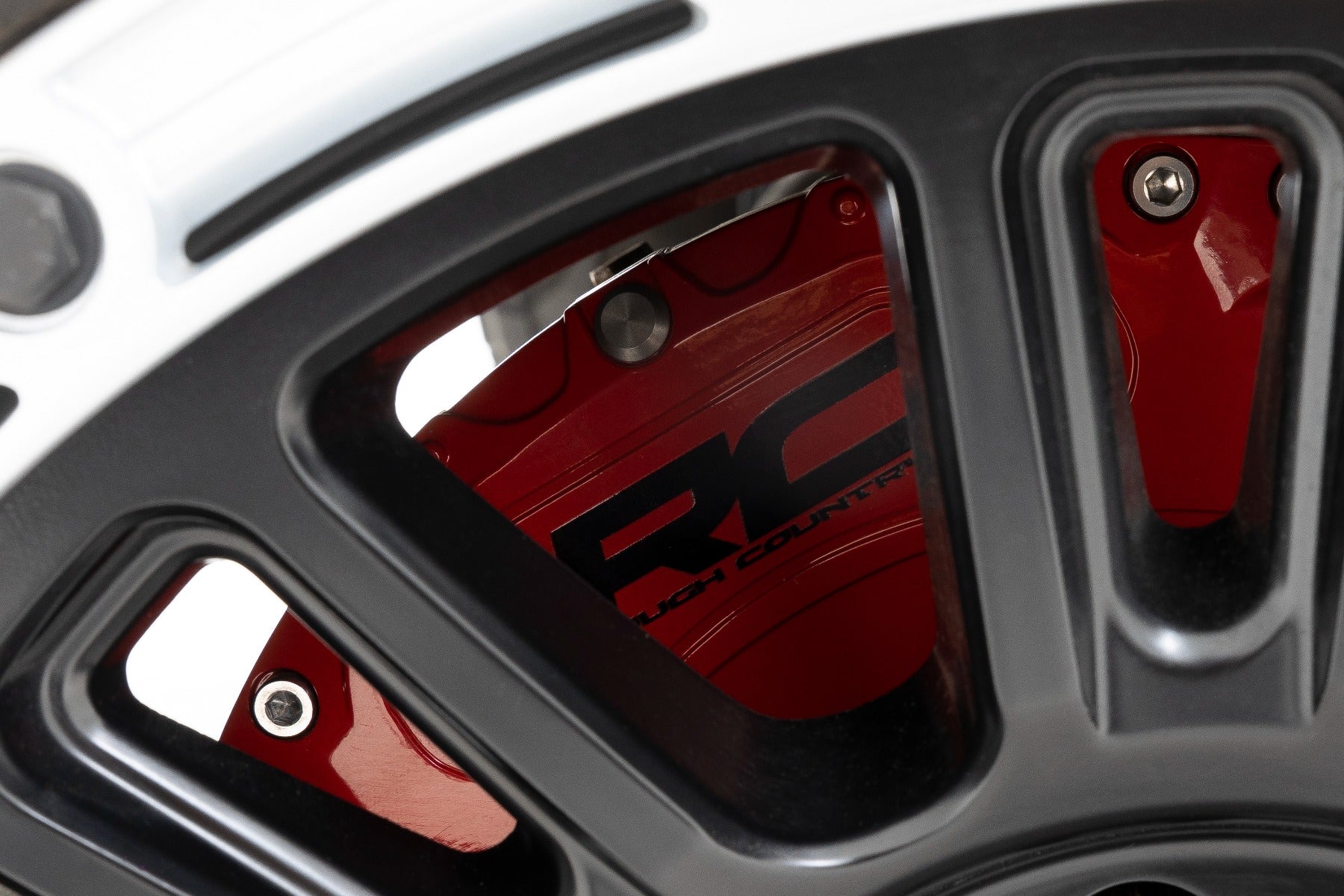 Caliper Covers Front and Rear Red Ford Bronco 4WD (2021-2025) Rough Country-5