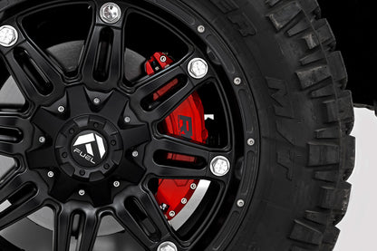 Caliper Covers Front and Rear Red Toyota Tundra 2WD/4WD (2022-2026) Rough Country-3