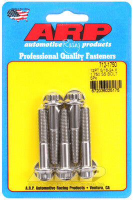 5/16 Inch SAE 12-Point Bolts - Stainless Polished ARP Racing Products-13