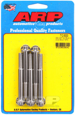 5/16 Inch SAE 12-Point Bolts - Stainless Polished ARP Racing Products-8