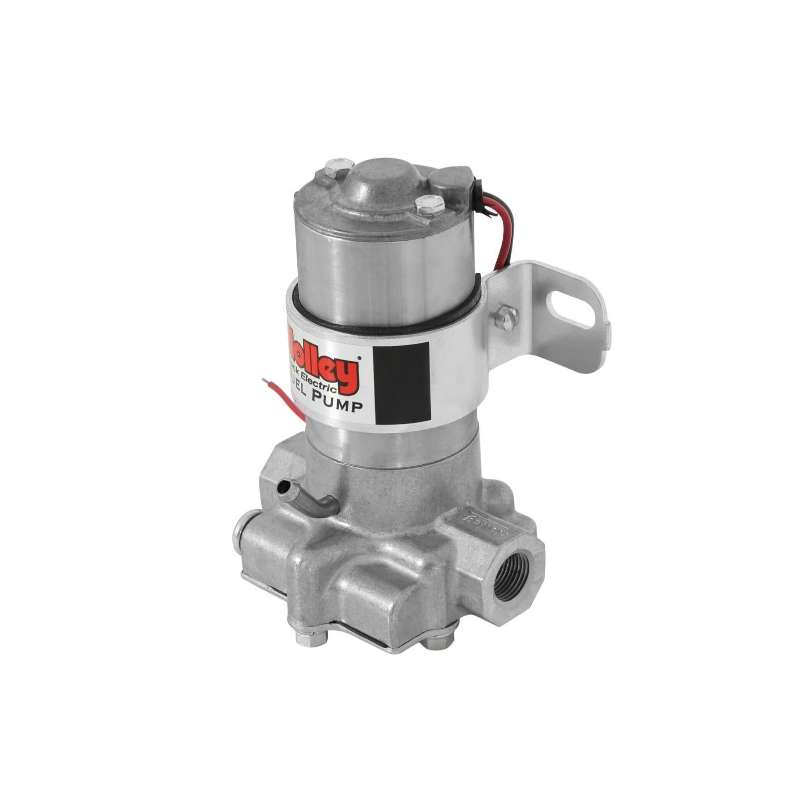 140 GPH Black Electric Fuel Pump Marine Carbureted Applications Compatible with Gasoline Only Holley-1