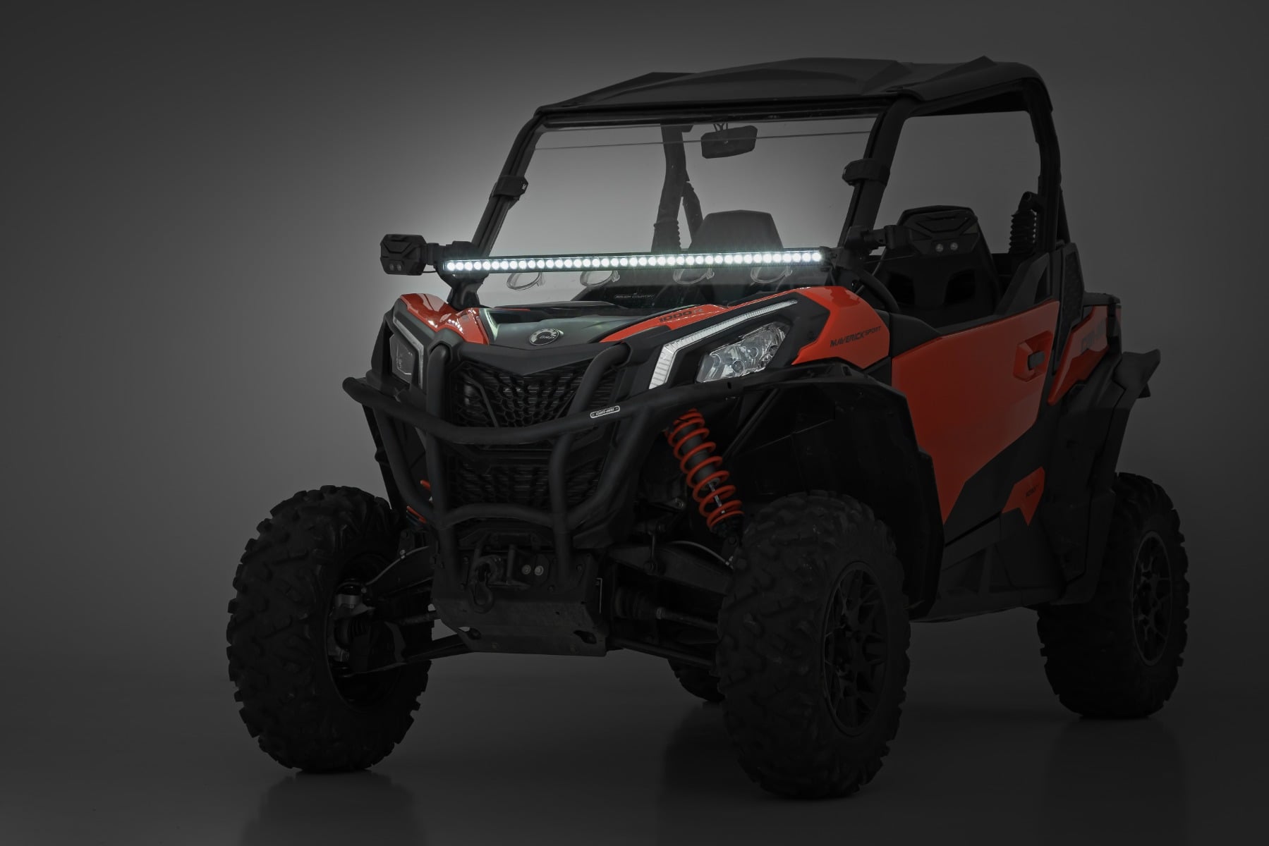 40 Inch LED Light Kit Forward Facing Can-Am Maverick Sport 1000R Rough Country-4