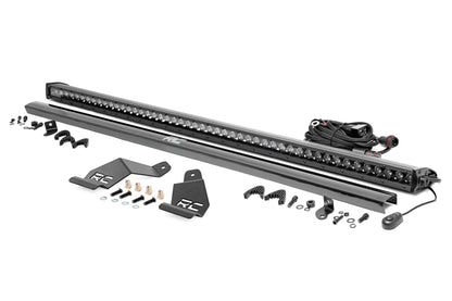 LED Light Mount 50 Inch Black Single Row CFMOTO UFORCE U10 Pro Rough Country
