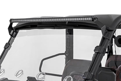 LED Light Mount 50 Inch Black Single Row CFMOTO UFORCE U10 Pro Rough Country-3