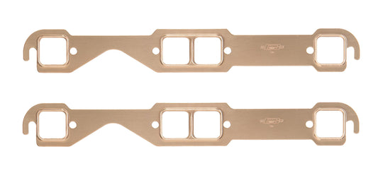Copper Seal Header Gaskets Port Size 1.45 x 1.48 Fits 1955-1991 Chevrolet 262-400 Gen I Small Block Rectangular Ports Mr Gasket