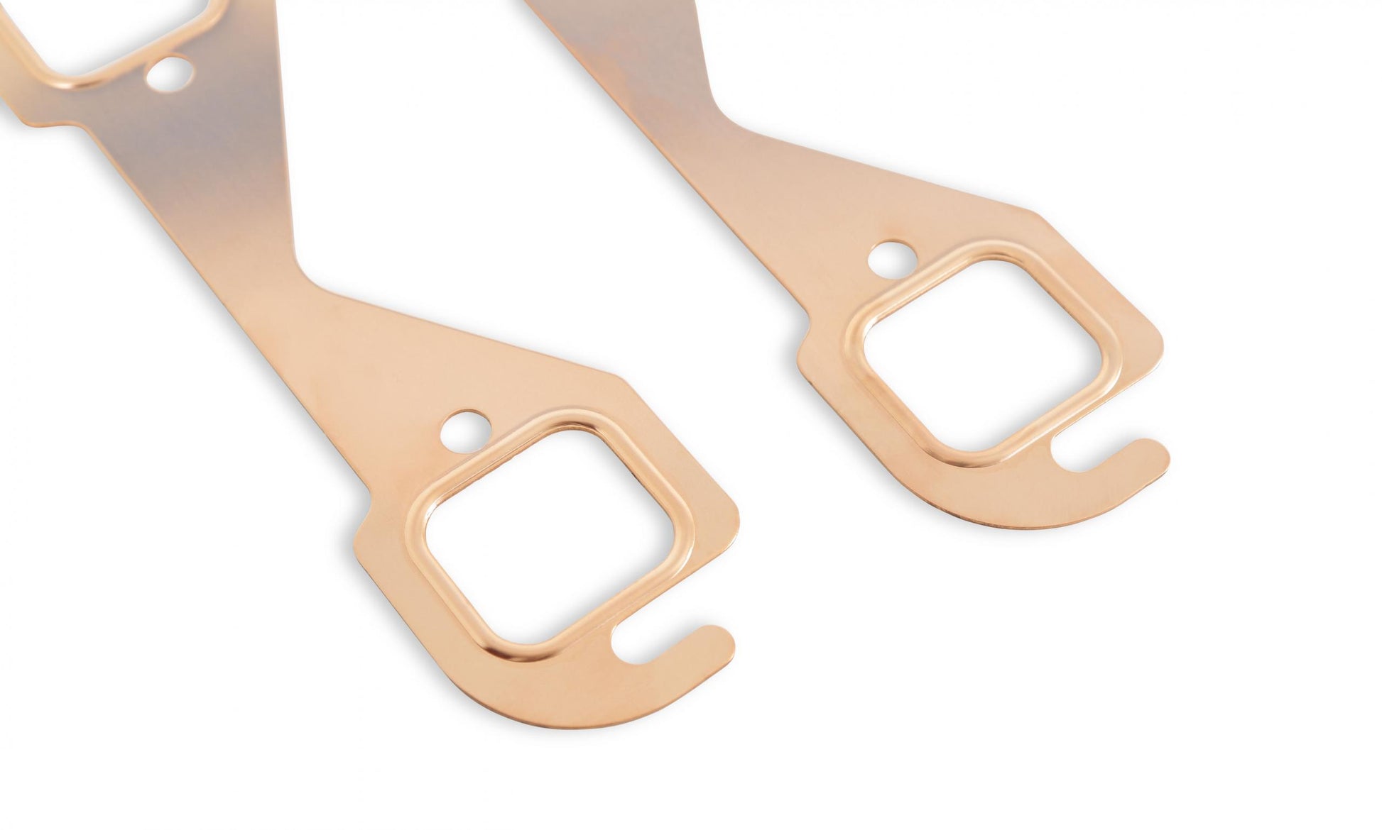 Copper Seal Header Gaskets Port Size 1.45 x 1.55 Fits 1955-1991 Chevrolet 262-400 Gen I Small Block Rectangular Ports Mr Gasket-2