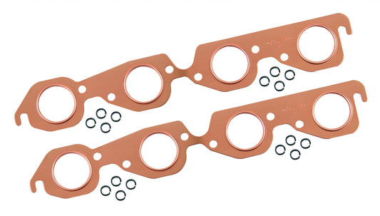 Copper Seal Header Gaskets Fits 1965-1990 Chevrolet 396-454 Big Block with Round Ports Mr Gasket