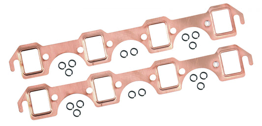 Copper Seal Header Gaskets Fits 1964-1995 Ford 289-351W Small Block Rectangular Ports Mr Gasket