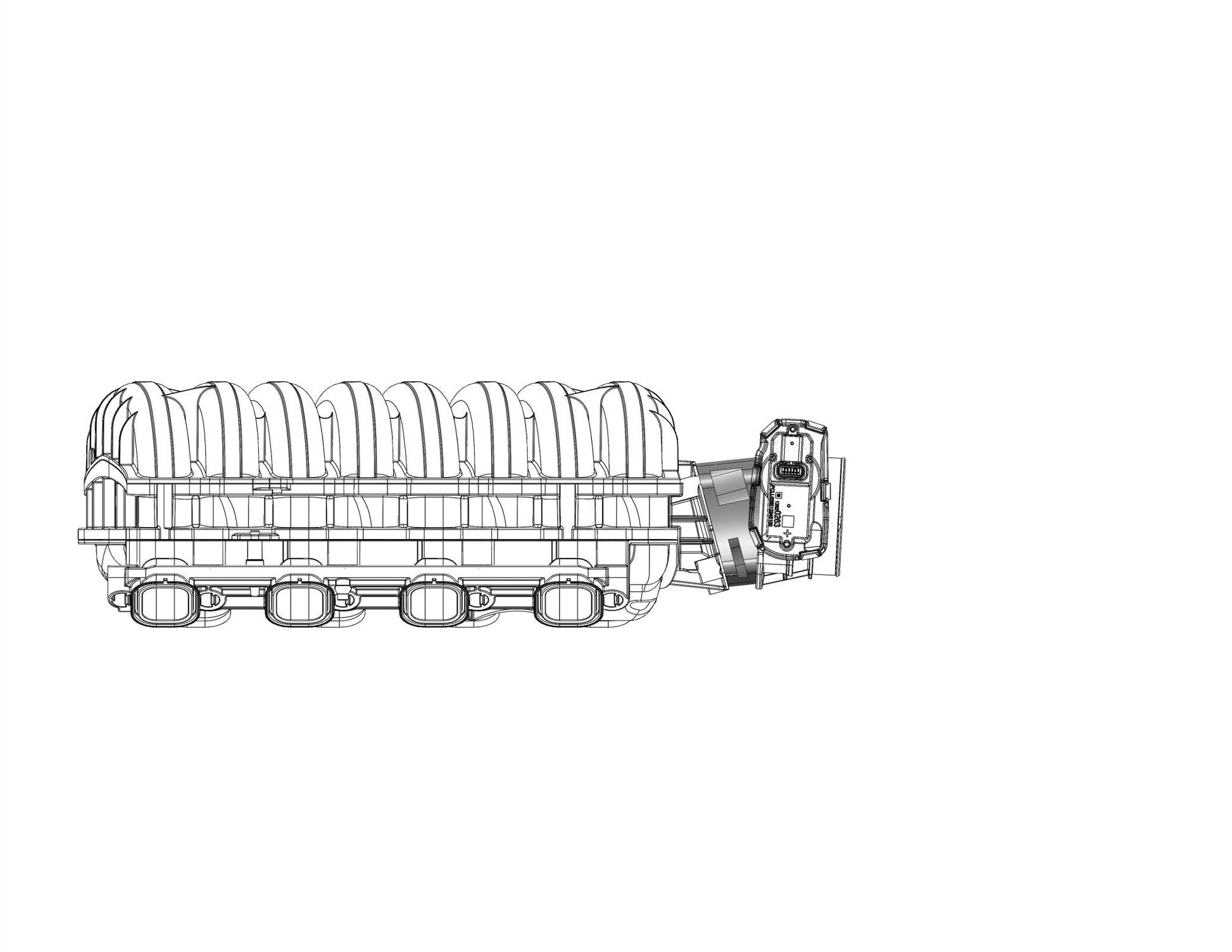 Throttle Body Angle Adapter for GM LS and LT, and LT4 Intakes Throttle Body Angle Adapter Fits GM LS, LT, and Gen-V LT4 Intake Manifolds Holley-5