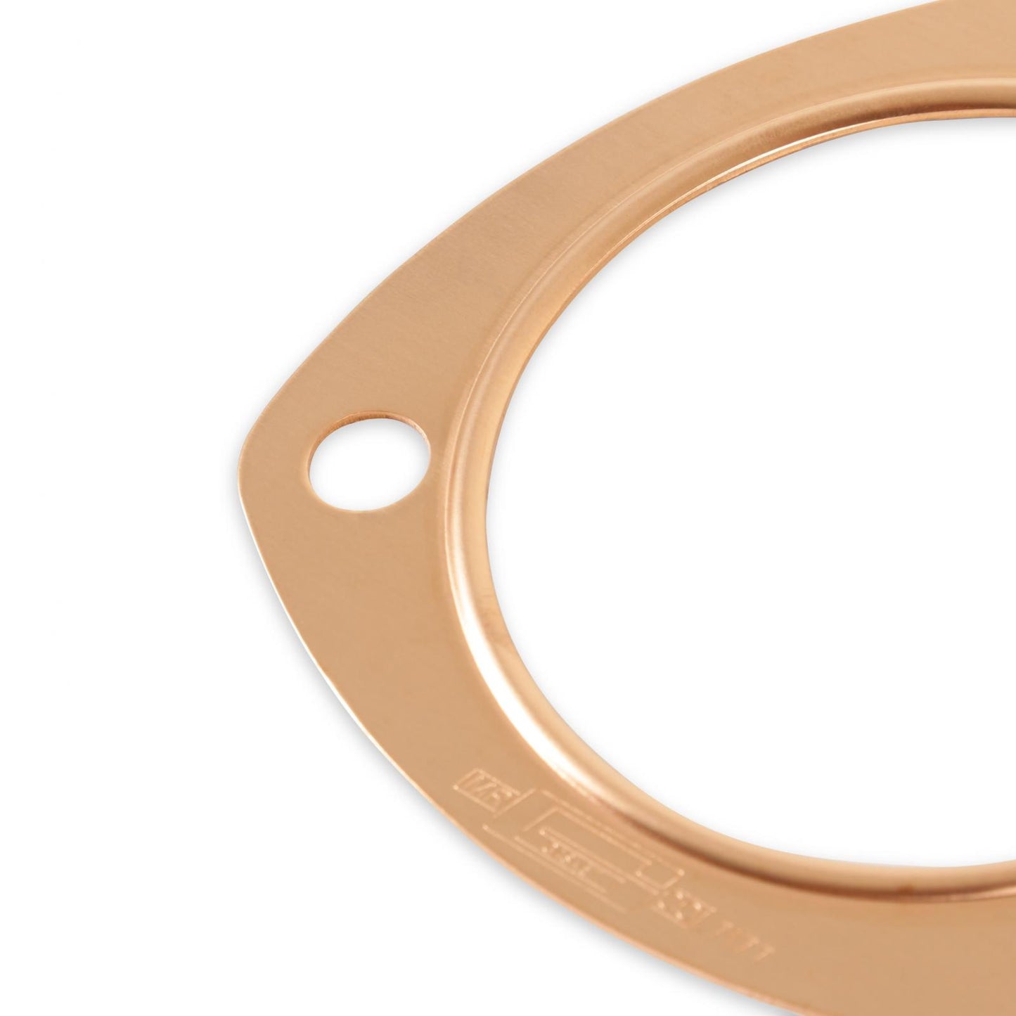 Copper Seal Collector Gaskets Pair 3-Bolt Round Header Collectors Mr Gasket-2