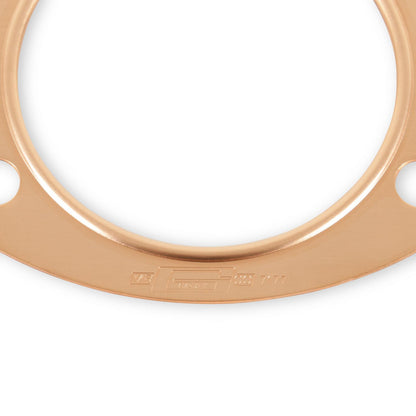 Copper Seal Collector Gaskets Pair 3-Bolt Round Header Collectors Mr Gasket-3