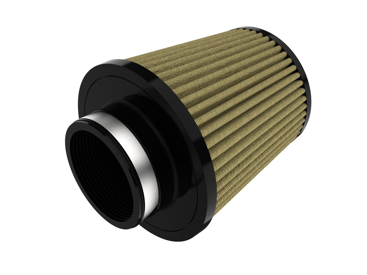 Magnum Flow Universal Clamp-On Air Filter w/ Pro Guard 7 Media 3 Inch F x 6 Inch B x 4-3/4 Inch T x 6 Inch H aFe Power-1