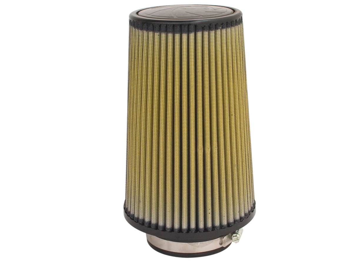 Magnum Flow Universal Clamp-On Air Filter w/ Pro Guard 7 Media 3-1/2 Inch F x 6 Inch B x 4-3/4 Inch T x 9 Inch H aFe Power