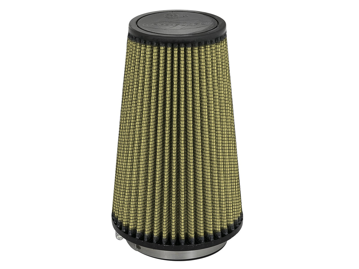 Magnum Flow Universal Clamp-On Air Filter w/ Pro Guard 7 Media 3-1/2 Inch F x 5 Inch B x 3-1/2 Inch T x 8 Inch H aFe Power